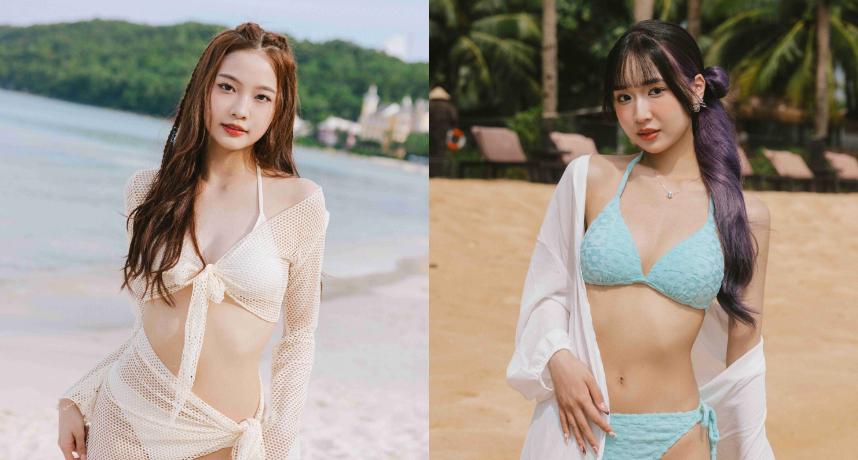 女孩轉大人！女團赴富國島拍寫真　采婕首穿比基尼認「對自己的身材沒自信」：很擔心會不好看